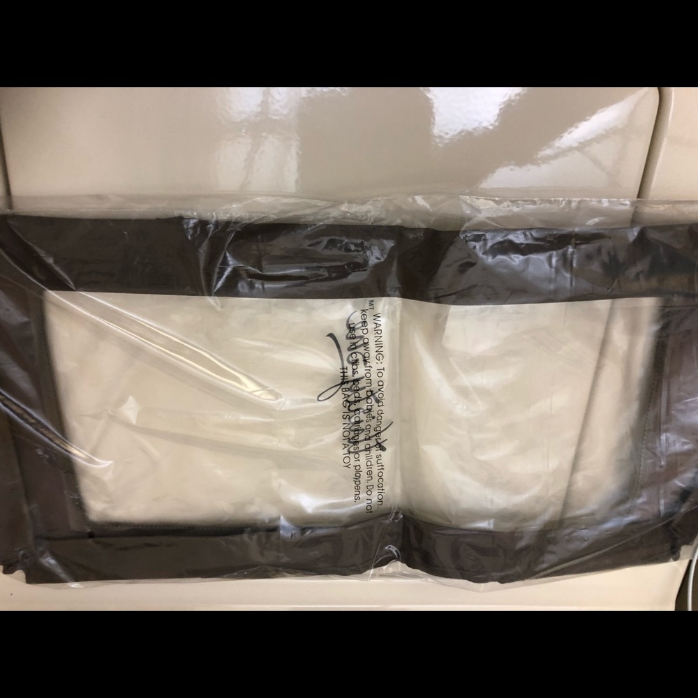 Thirty One Large Top A Tote Lid BROWN New In Plast - Picture 3 of 3